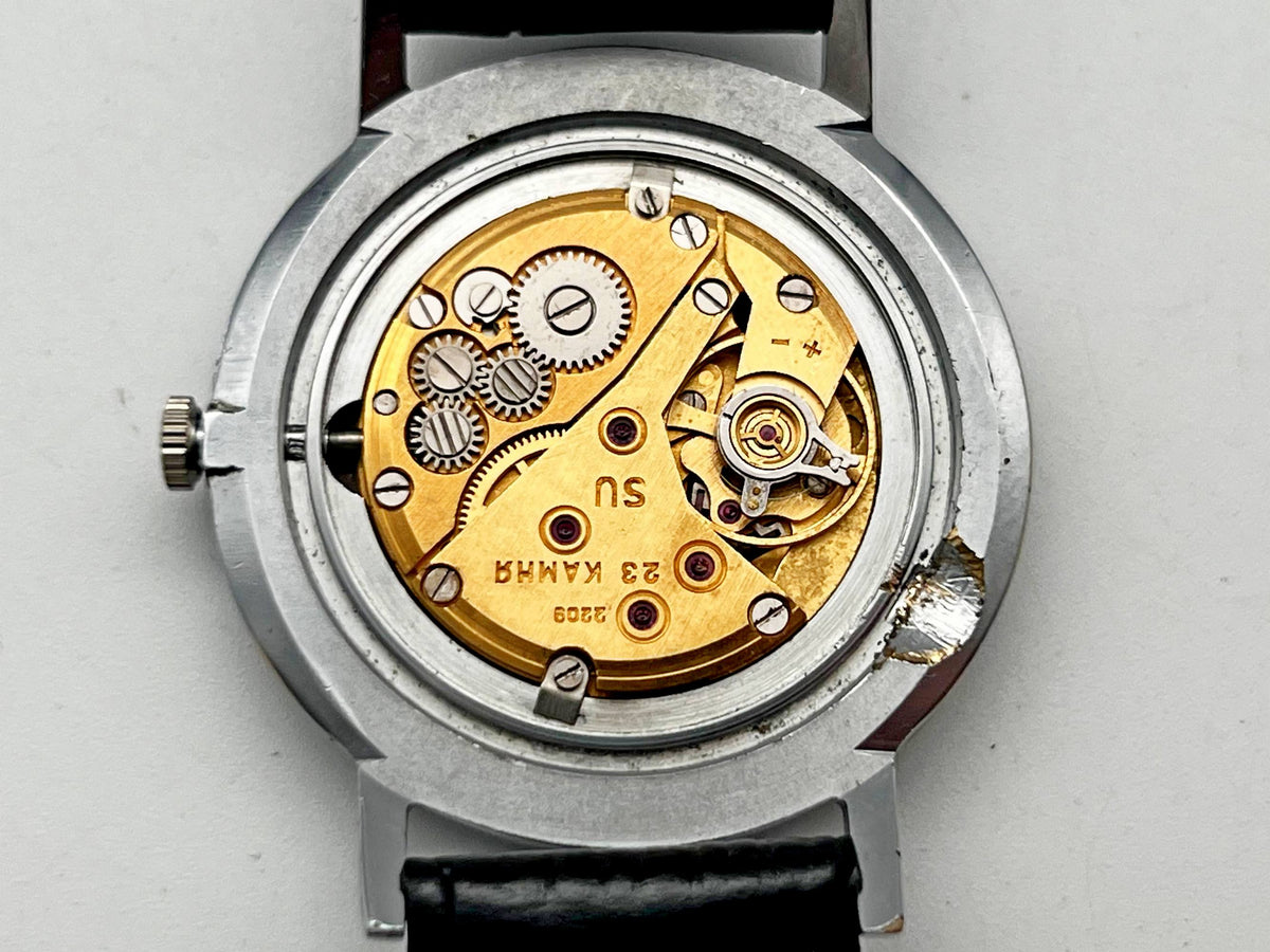 Vintage Seconda De Lux Ultraslim Soviet Mechanical Watch LUCH 2209 | Gilding  Wristwatch USSR Watch
