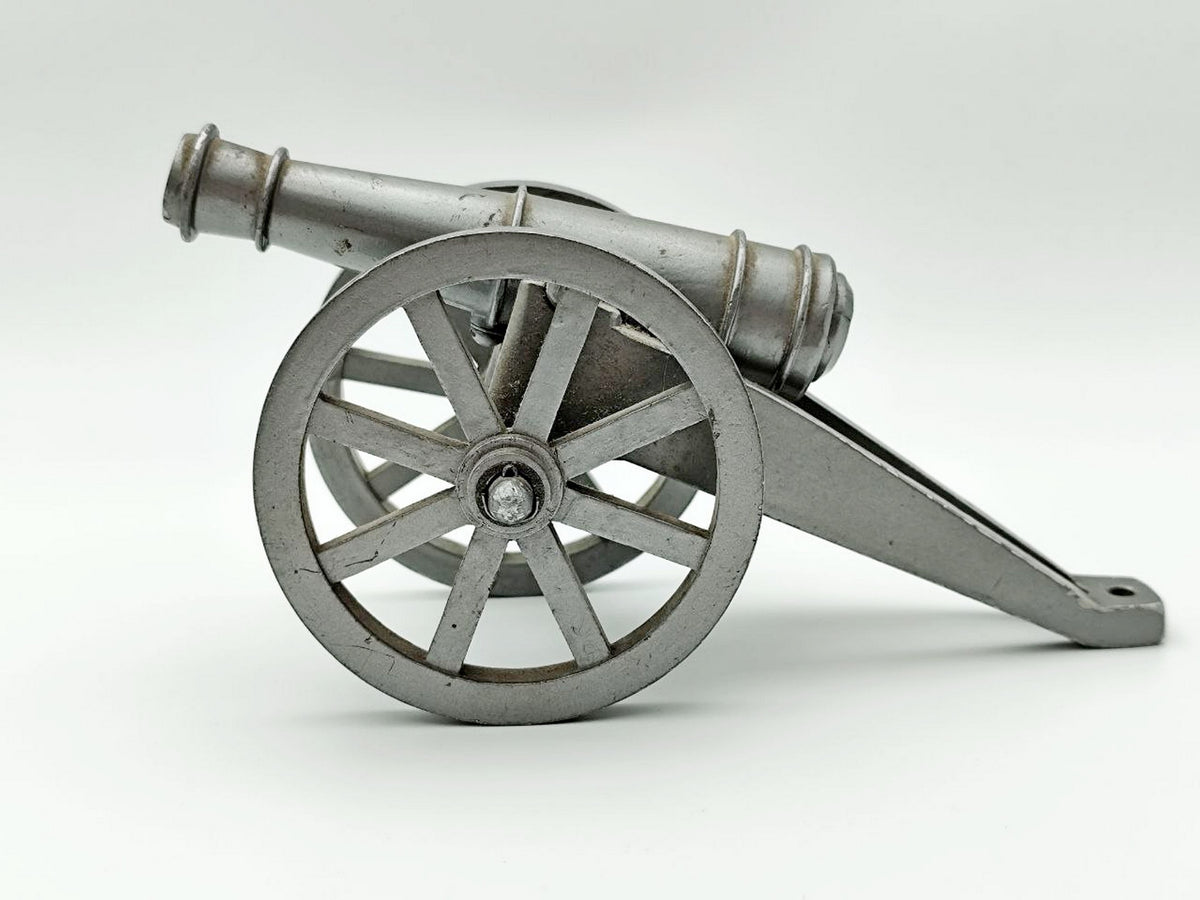 Vintage Soviet Antique Style Artillery Cannon Toy | USSR Metal Field Gun Souvenir