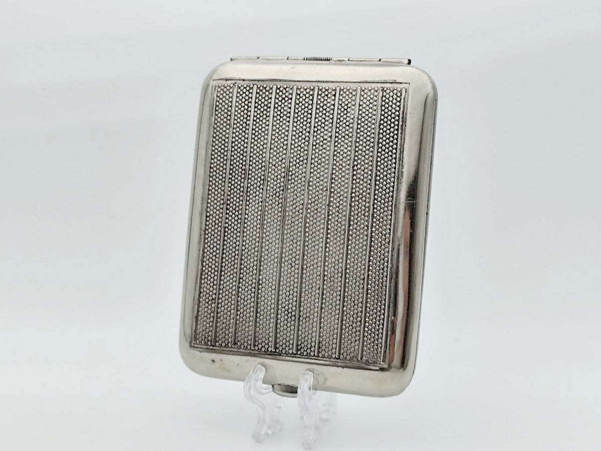 Vintage VSHV Pavilion Cigarette Case | Moscow Exhibition Pocket Box Soviet Tobacciana USSR