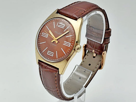 Vintage POLJOT 2609 AU10 Soviet Mechanical Watch | Gilding  Wristwatch USSR Watch