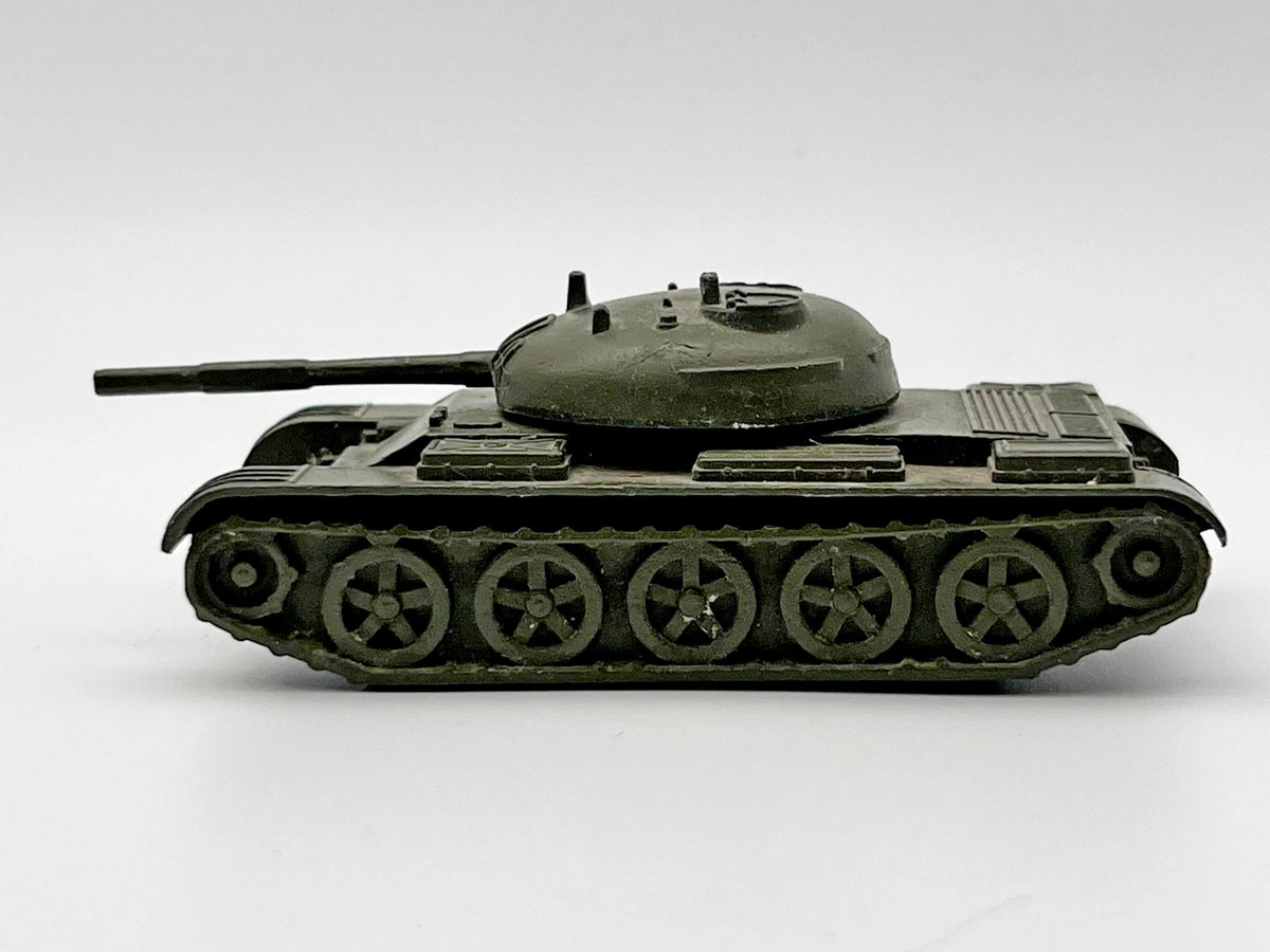 Vintage Soviet Diecast Metal T-54 / T-55 Medium Tank Toy Model USSR 1:72 | Tula Cartridge Works TPZ