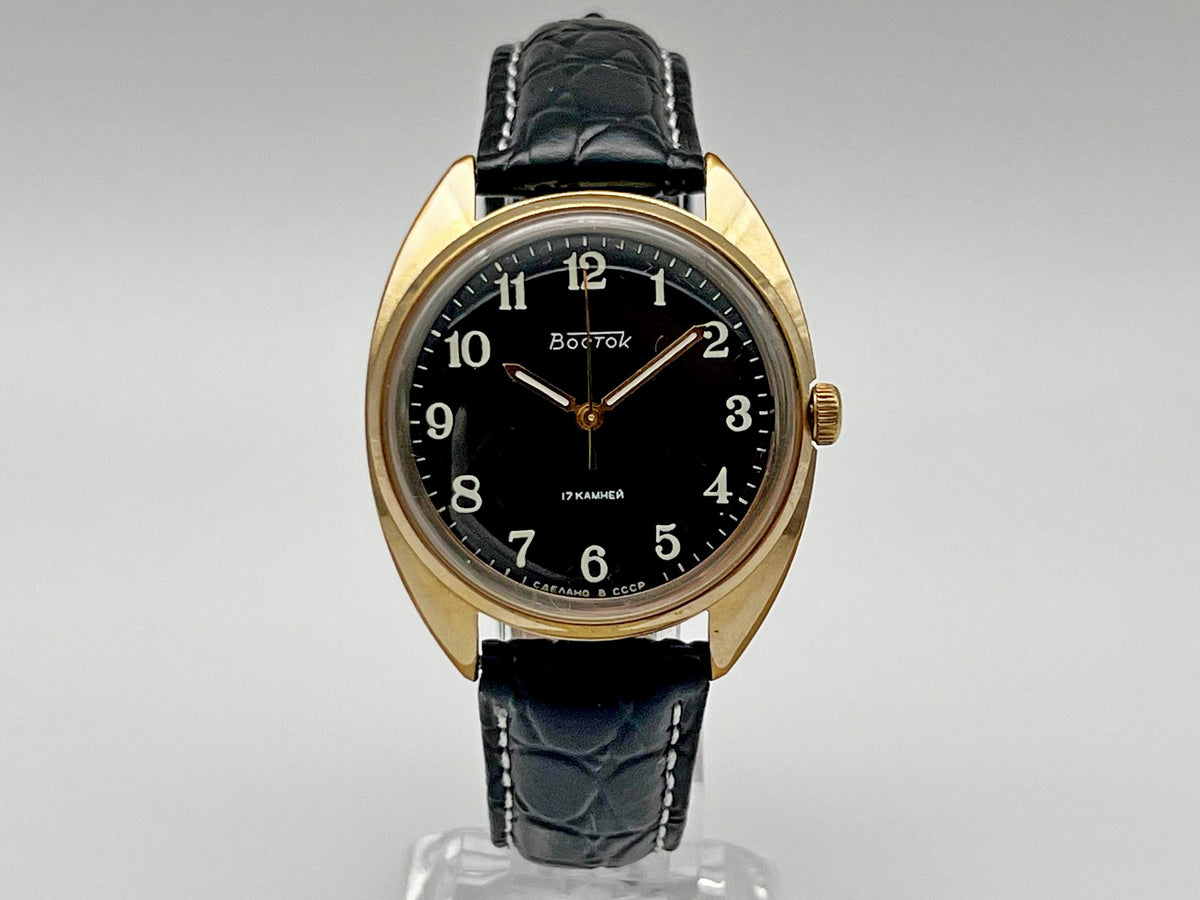 Vintage WOSTOK 2409 AU1 Gilt Soviet Mechanical Wristwatch | Vostok USSR Watch
