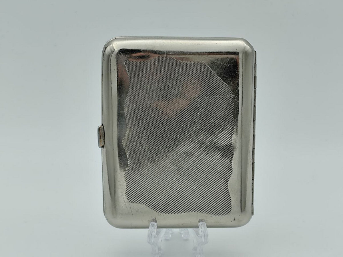 Vintage Airborne Forces Three Parachutists Cigarette Case | Lenemalier Pocket Box Soviet Tobacciana USSR
