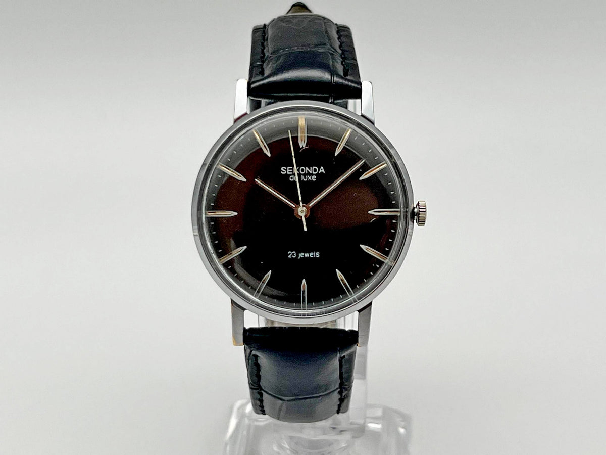 Vintage Seconda De Lux Ultraslim Soviet Mechanical Watch LUCH 2209 | Gilding  Wristwatch USSR Watch