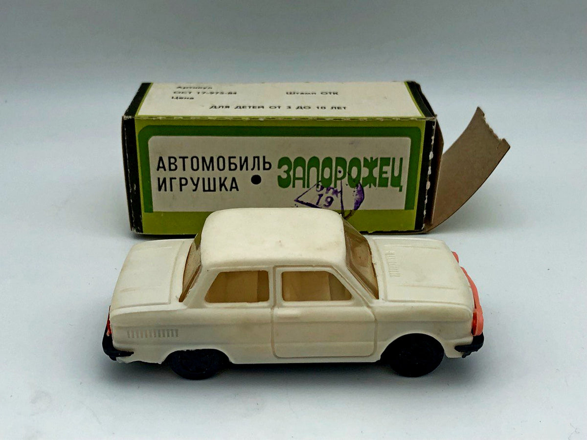 Vintage ZAZ-968 Zaporozhets Toy Car | USSR Plastic Collectible Miniature