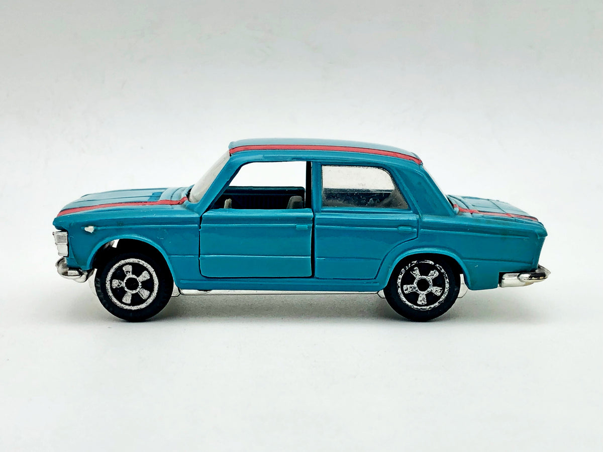 Vintage Soviet Fiat 125 Diecast Car | USSR 1/43 Scale Model