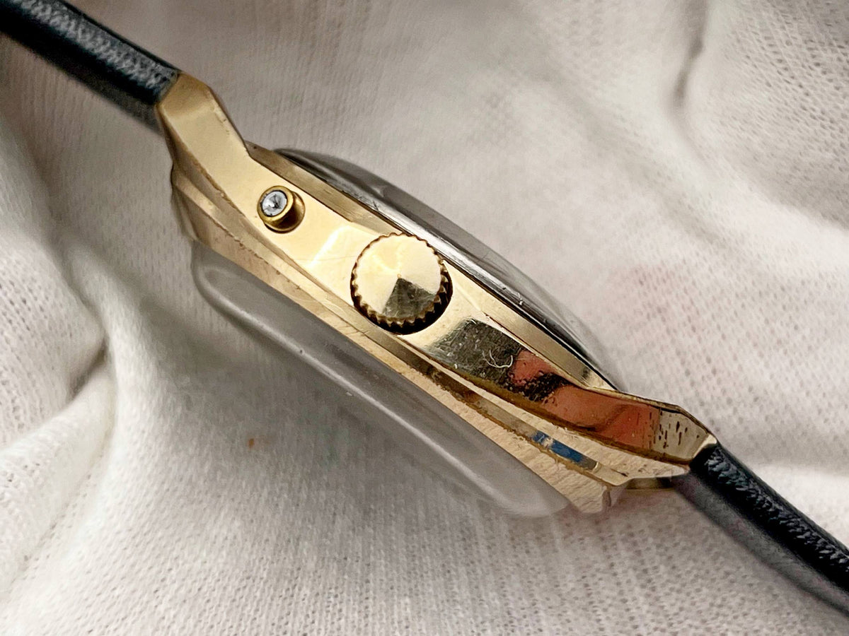 Vintage SLAVA 2427 AU Self-Winding Soviet Mechanical Watch | Gilding  Wristwatch USSR Watch