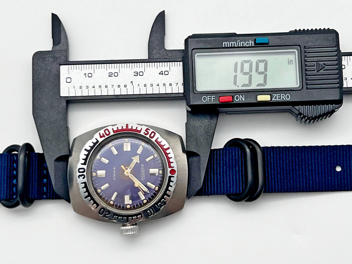 Vintage WOSTOK Amphibian Barrel 2209 Soviet Mechanical Watch VOSTOK Tonneau | Rare USSR Diver Blue Dial 18 Jewels 200m Men's Wristwatch