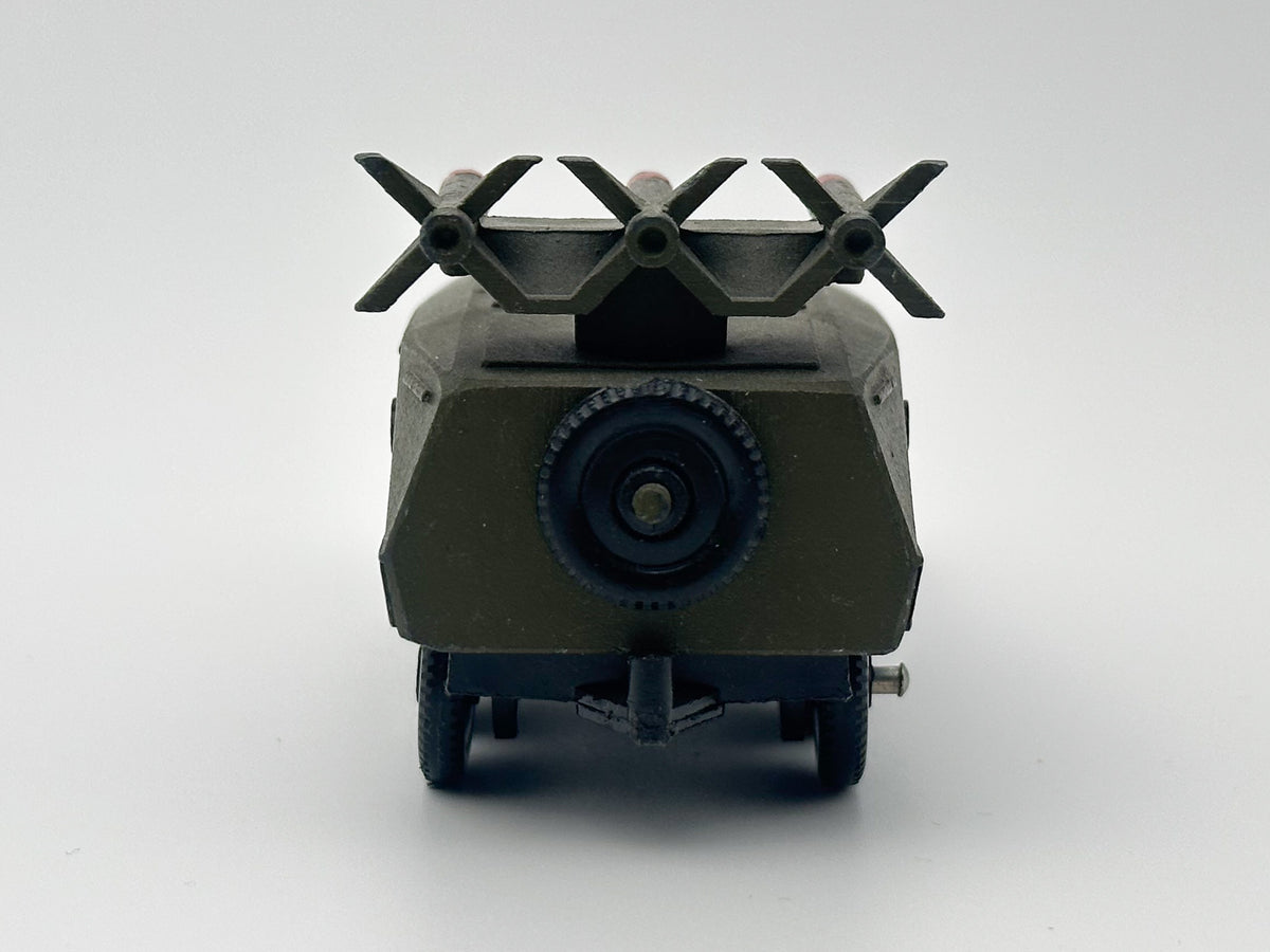 Vintage Soviet Rocket Launcher Armored Car | USSR Diecast Military Missile Toy