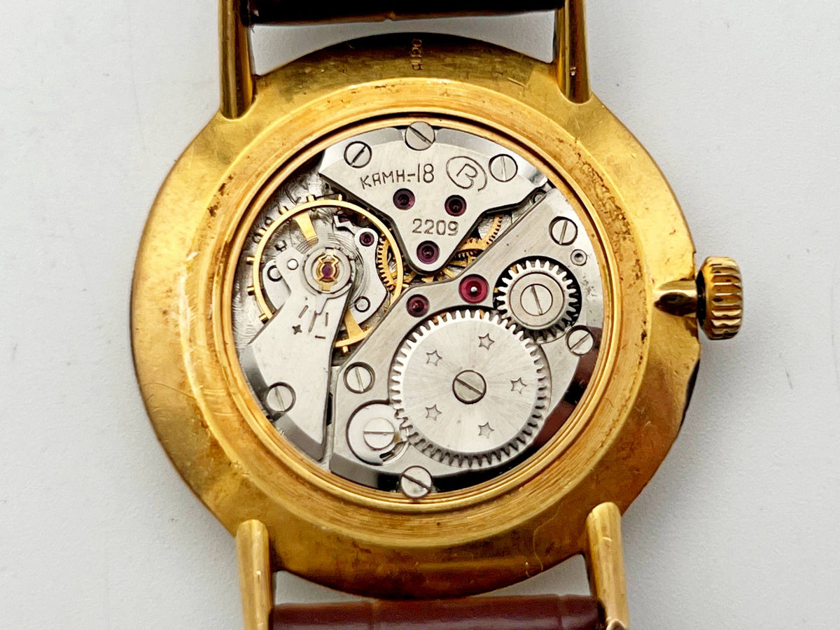 Vintage WOSTOK 2209 AU 20 Gilt Mechanical Wristwatch | Vostok USSR Watch