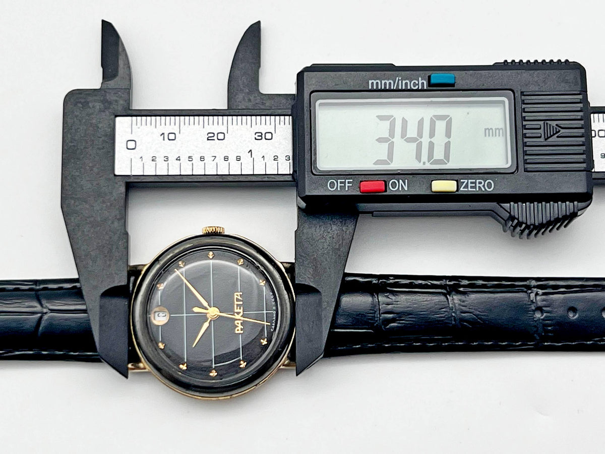 Vintage Raketa 2614 Black Prince Soviet Mechanical Watch | USSR Watch