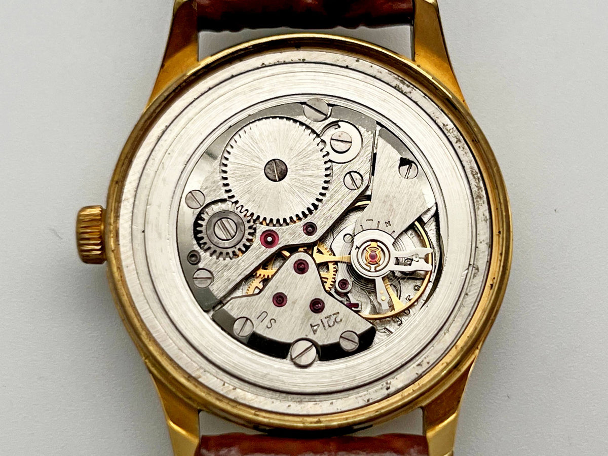 Vintage WOSTOK 2214 AU 10 Gilt Soviet Mechanical Wristwatch | Vostok USSR Watch