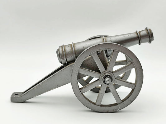 Vintage Soviet Antique Style Artillery Cannon Toy | USSR Metal Field Gun Souvenir