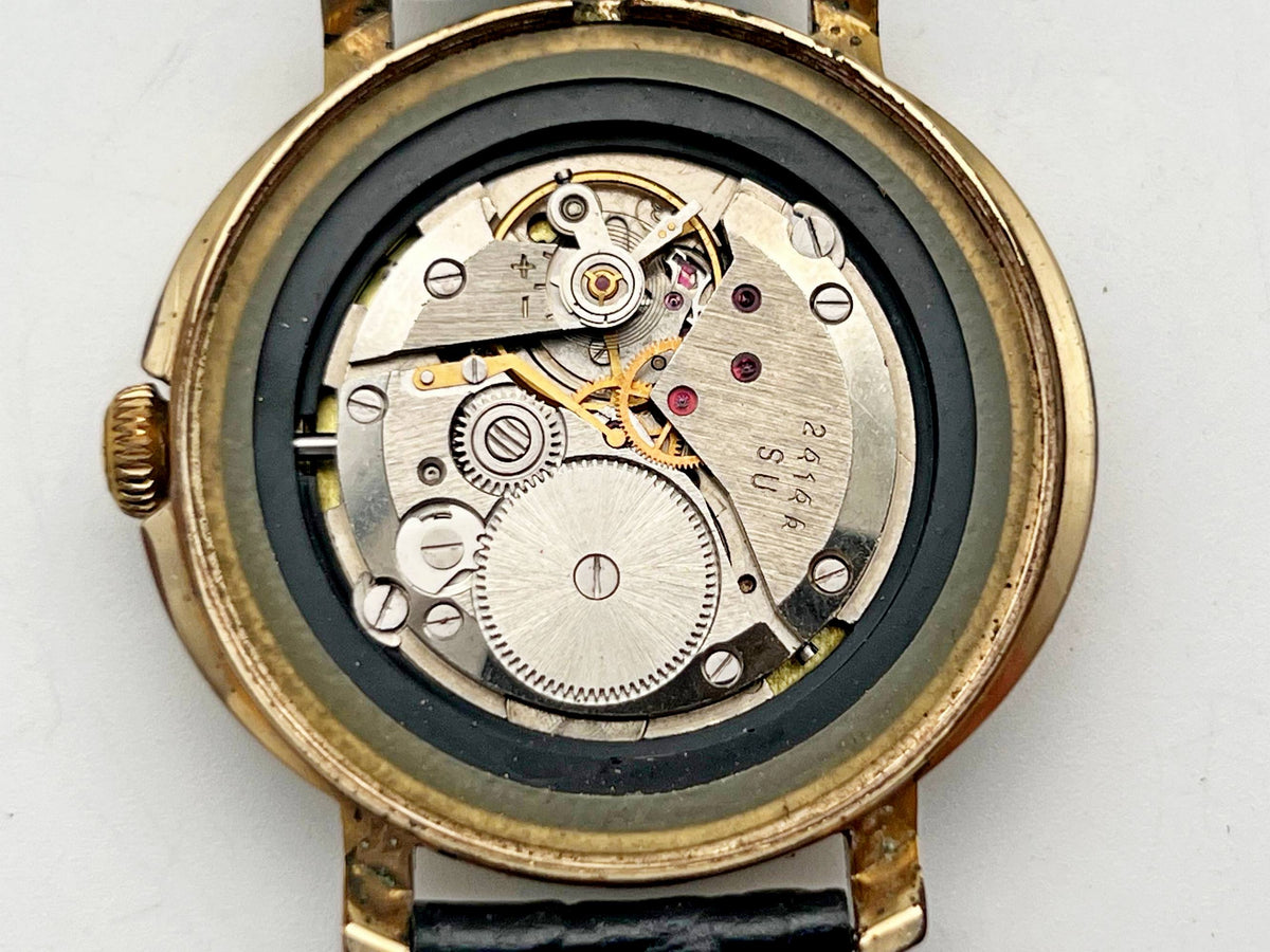 Vintage WOSTOK 2414 AU Gilt Soviet Mechanical Wristwatch | Vostok USSR Watch