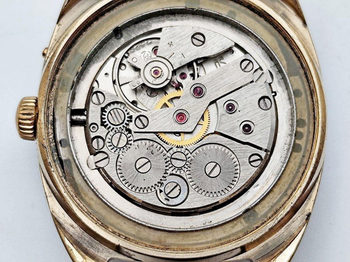 Vintage SLAVA 2428 AU10 Soviet Mechanical Watch | Gilding  Wristwatch USSR Watch