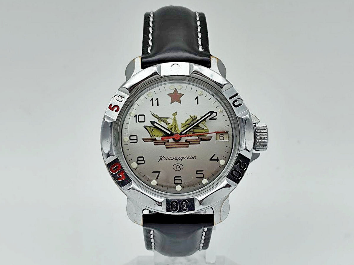 Vintage WOSTOK 2414 Komandirskie Soviet Mechanical Watch | Vostok USSR Watch