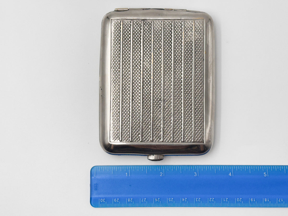 Vintage Bohdan Khmelnitsky 300 Years Anniversary Brass Cigarette Case | Mosshtamp Pocket Box Tobacciana USSR