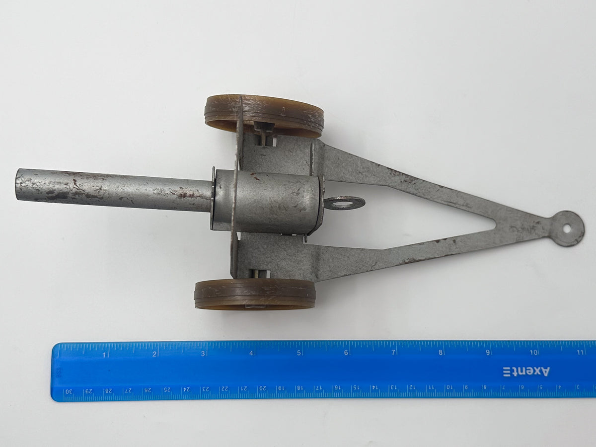Vintage Soviet Artillery Cannon Toy | USSR Metal Field Gun Military Collectible