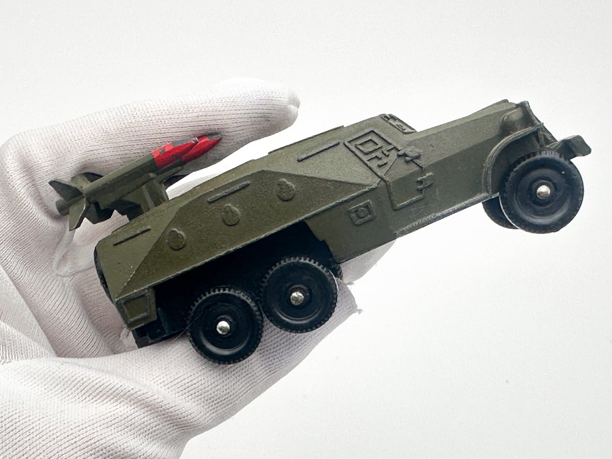 Vintage Soviet Rocket Launcher Armored Car | USSR Diecast Military Missile Toy
