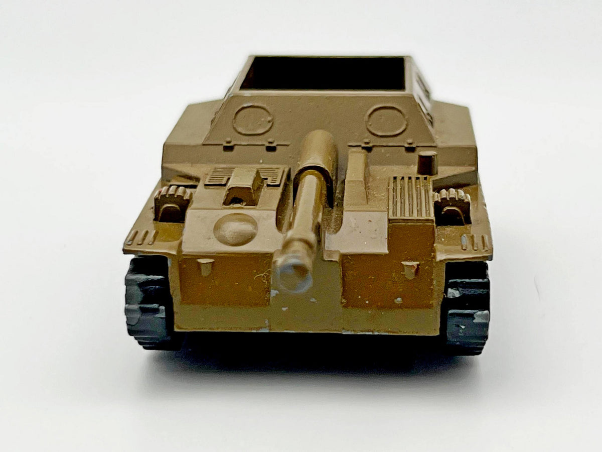 Vintage Soviet SPG Artillery Tank Toy | USSR Diecast Military Collectible