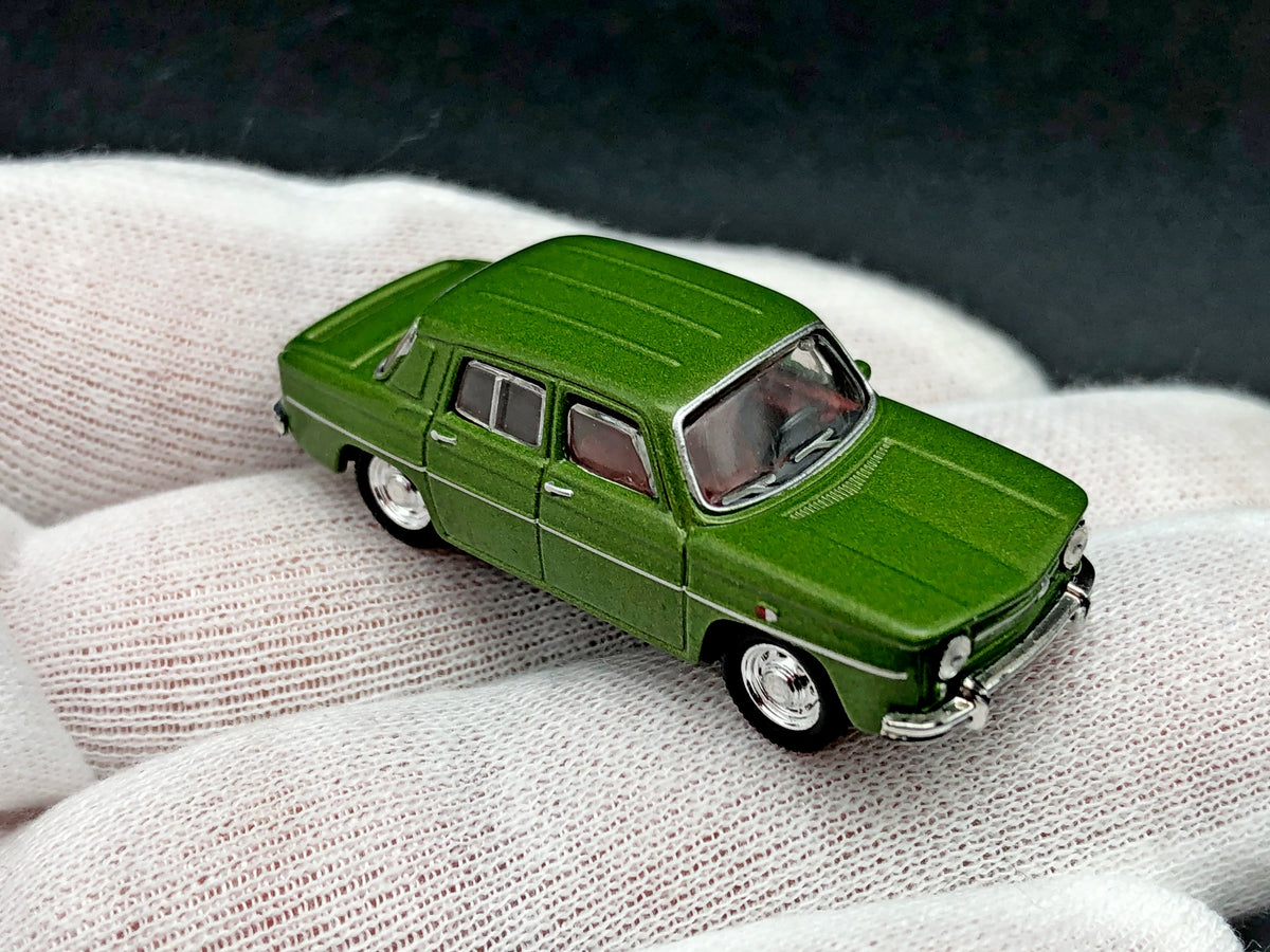 Vintage Renault 8 Model Car with Norev Display Case | USSR 1:43 Scale Diecast Collectible Remake