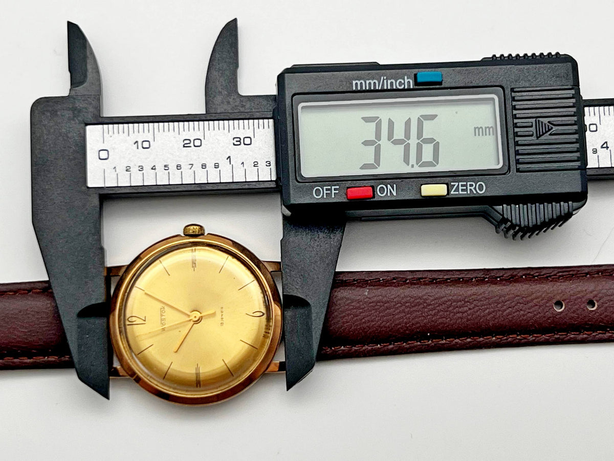 Vintage WOSTOK 2209 AU 20 Ultraslim Gilt Mechanical Wristwatch | Vostok USSR Watch