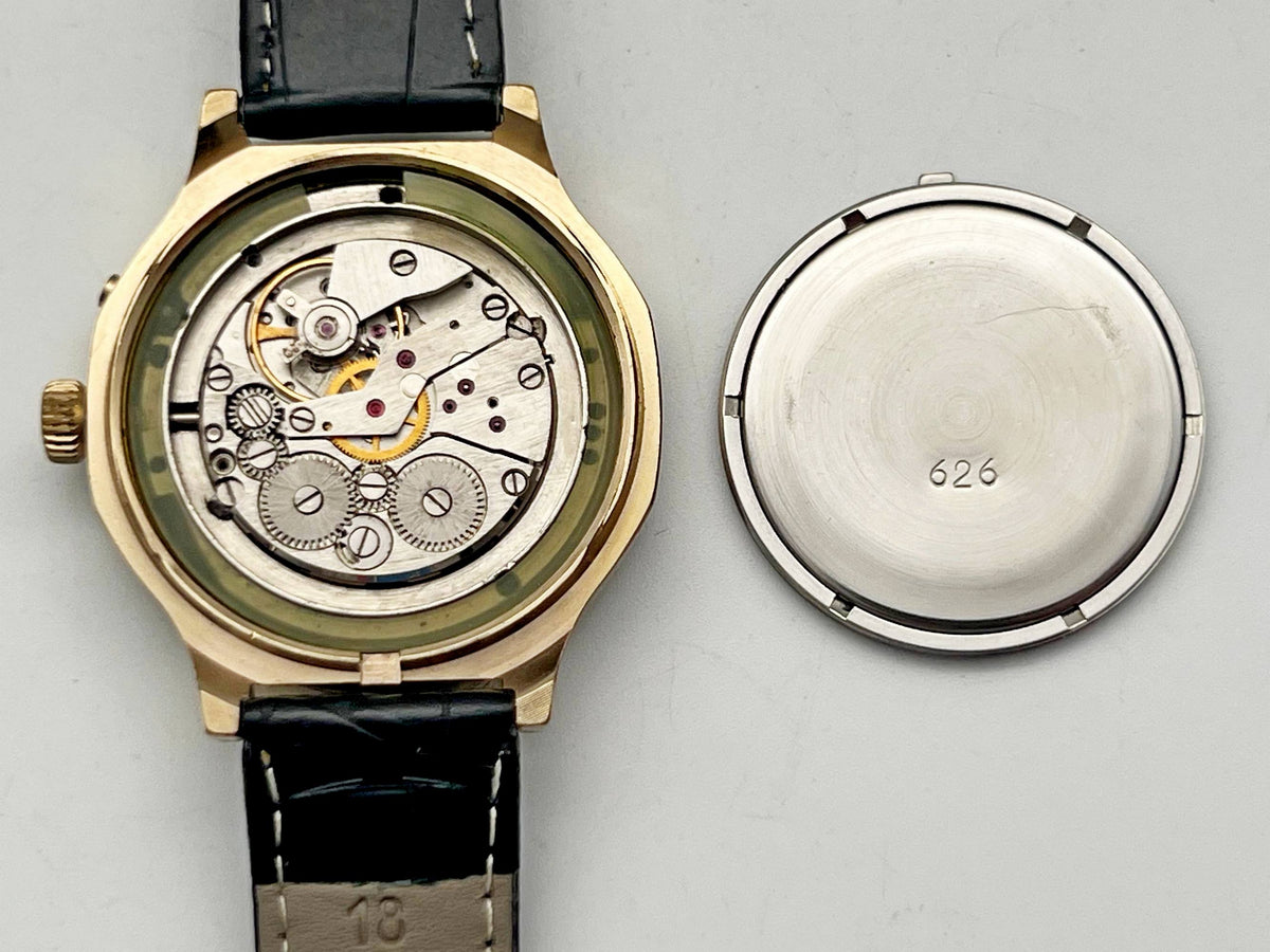 Vintage SLAVA 2428 AU Soviet Mechanical Watch | Gilding  Wristwatch USSR Watch