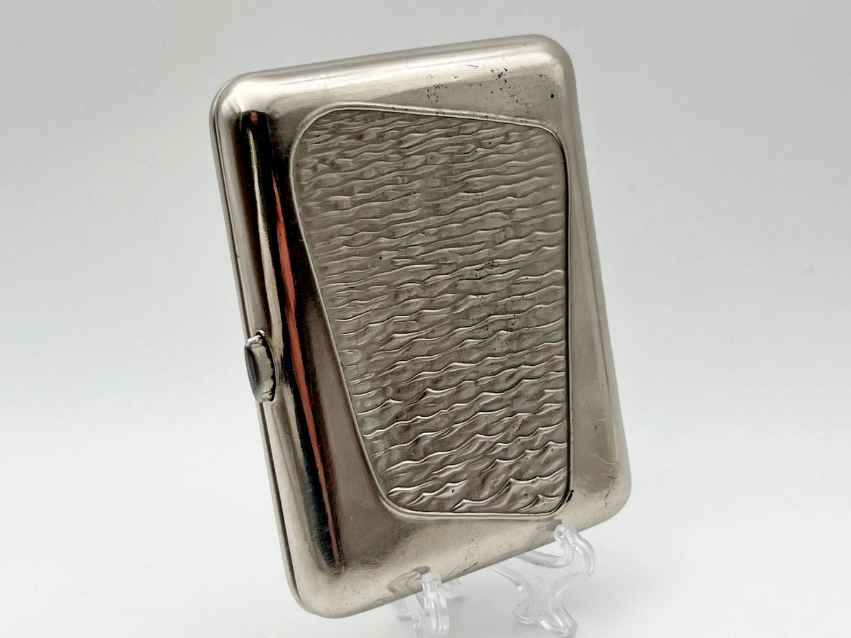 Vintage Seagull Flying Over Sea Cigarette Case | Lenemalier Pocket Box Soviet Tobacciana USSR