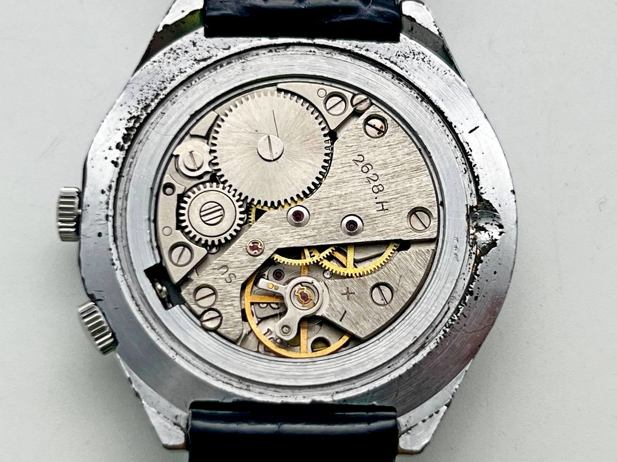 Vintage RAKETA Perpetual Calendar Soviet Mechanical Watch Pink Dial | USSR Multi-Year Calendar Men's Dress Watch