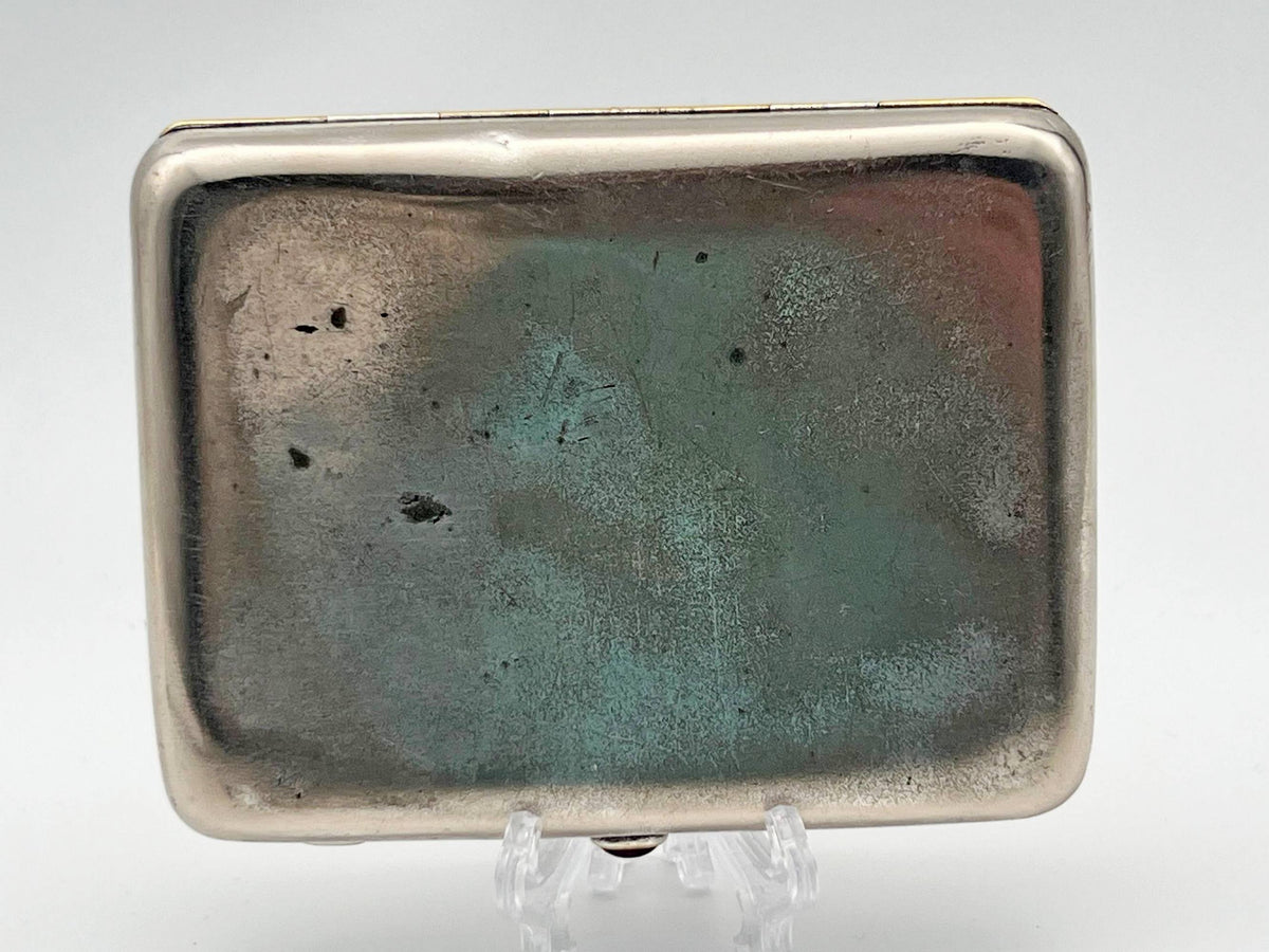 Cigarette Case Jockey on Horse Vintage Soviet | Equestrian 1958 Artel Moscow Jeweler Tobacciana USSR