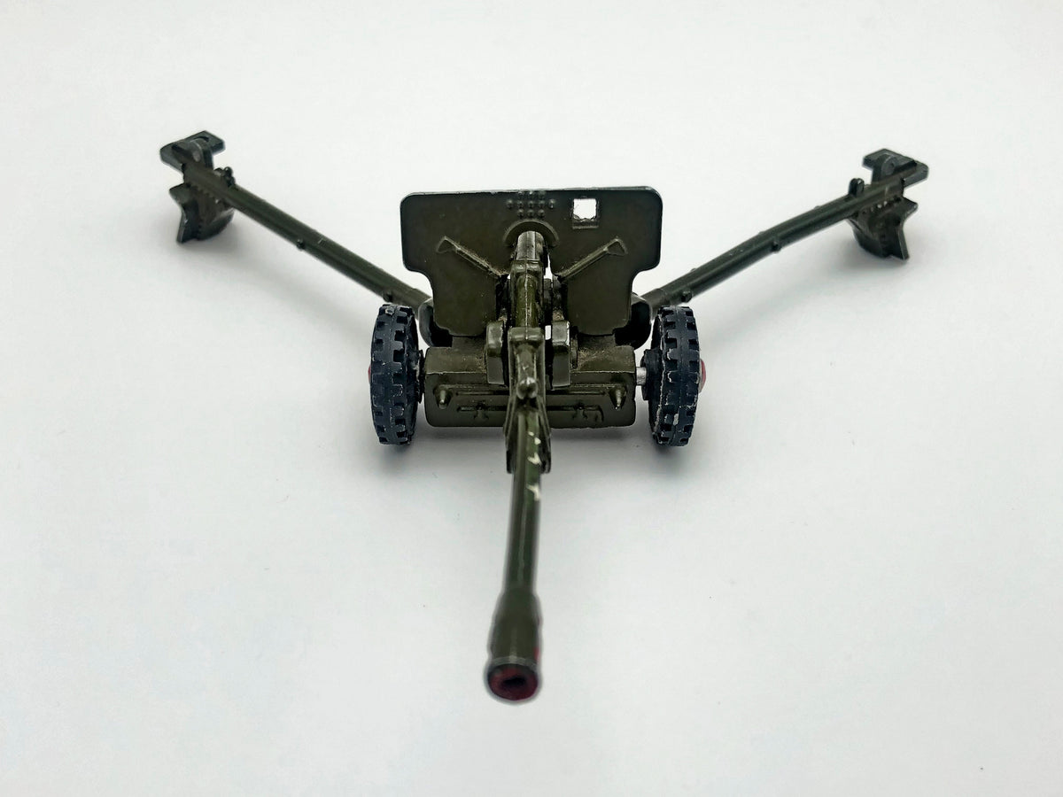 Vintage Soviet Diecast Metal 100mm Anti-Tank Field Gun BS-3 Toy Model USSR 1:43 | Arsenal Plant Leningrad