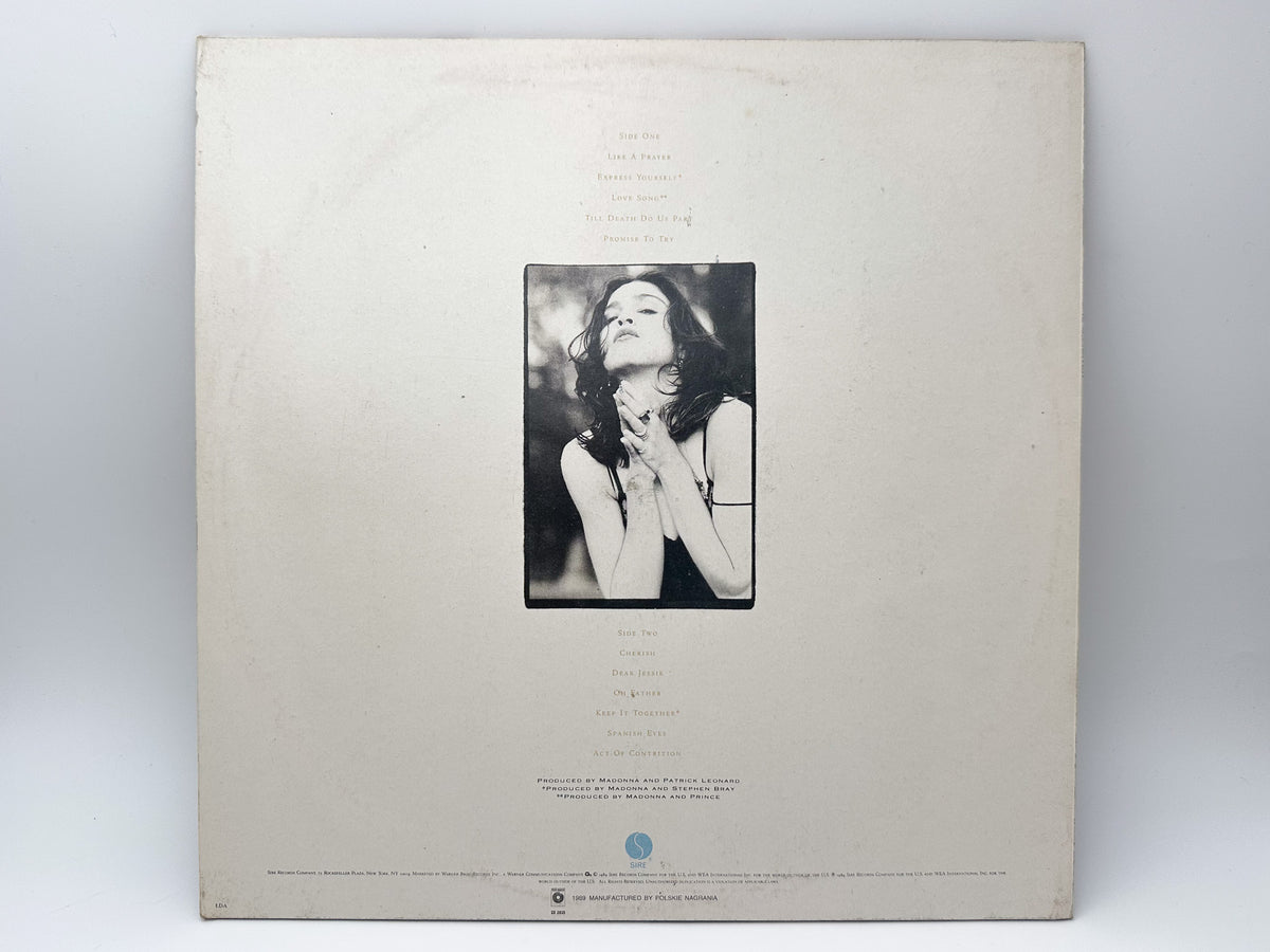 Madonna - Like A Prayer (LP, Vinyl, 1989)  Polskie Nagrania Muza Sire Poland