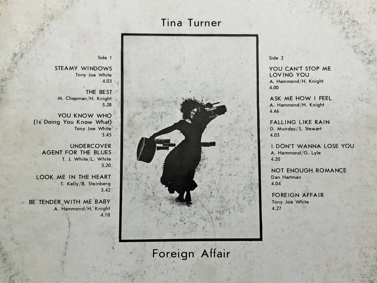 Tina Turner – Foreign Affair Vinyl Record LP Melodiya Riga Plant 1991