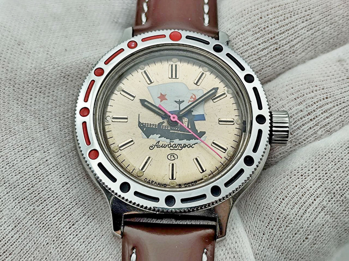 Vintage WOSTOK 2409 Albatross Soviet Mechanical Watch | Vostok USSR Watch
