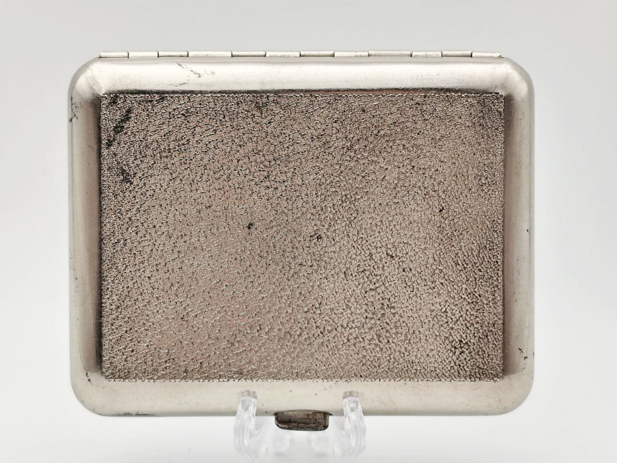 Vintage Football Stadium Cigarette Case | Lenemalier Pocket Box Soviet Tobacciana USSR