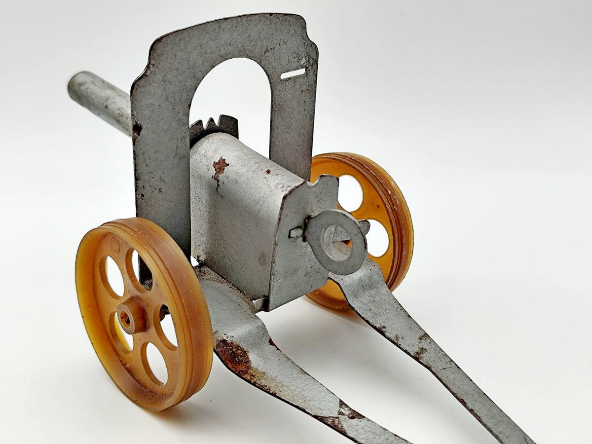 Vintage Soviet Artillery Cannon Toy | USSR Metal Field Gun Military Collectible