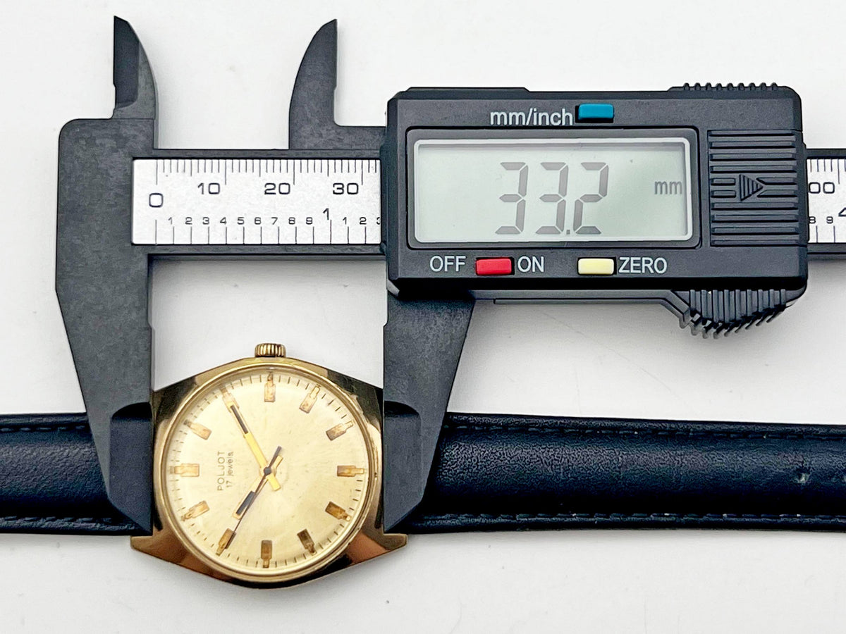 Vintage POLJOT 2609 AU10 Soviet Mechanical Watch | Gilding  Wristwatch USSR Watch