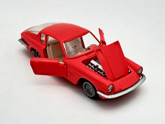 Vintage Maserati Mistral Coupe Model Car | USSR 1:43 Scale Diecast Collectible Remake