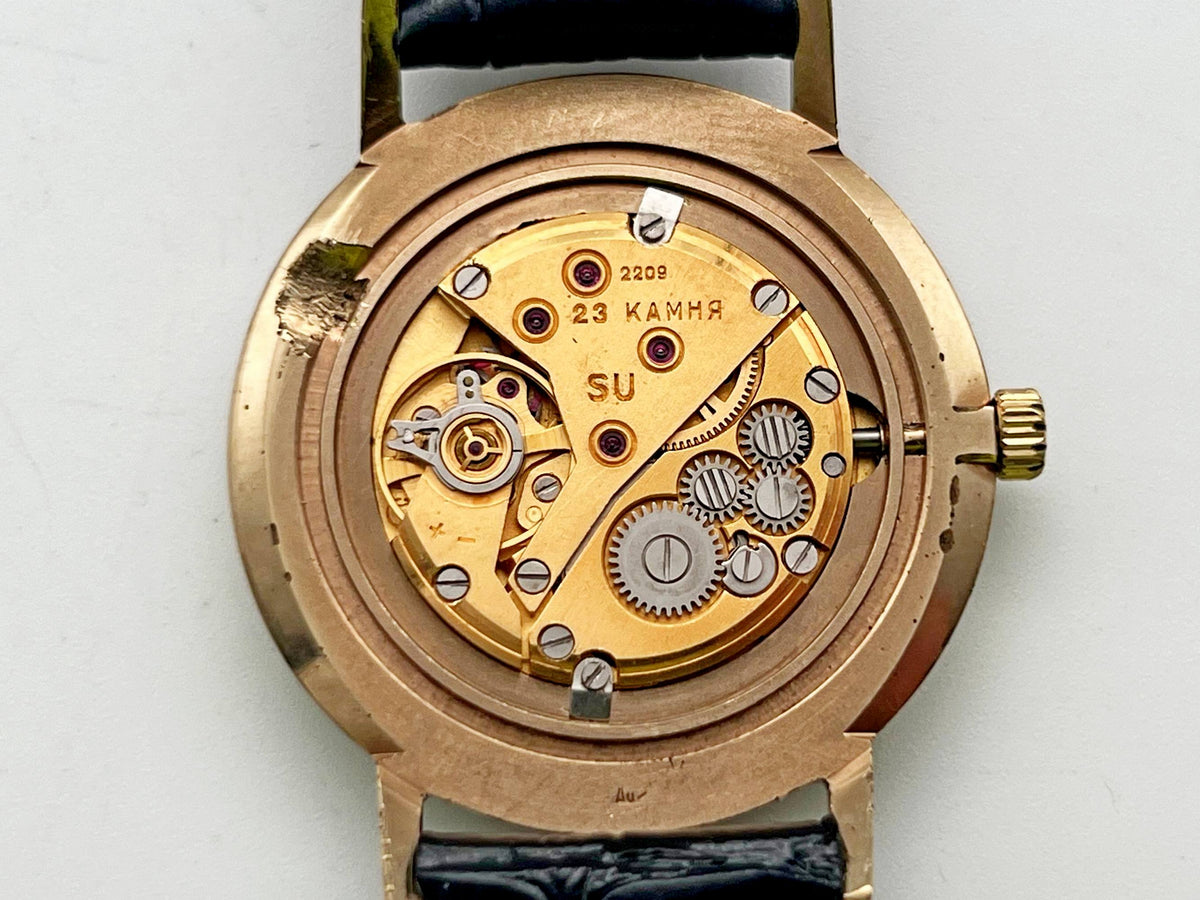 Vintage LUCH 2209 Ultra Slim AU Soviet Mechanical Watch | Wristwatch USSR Watch