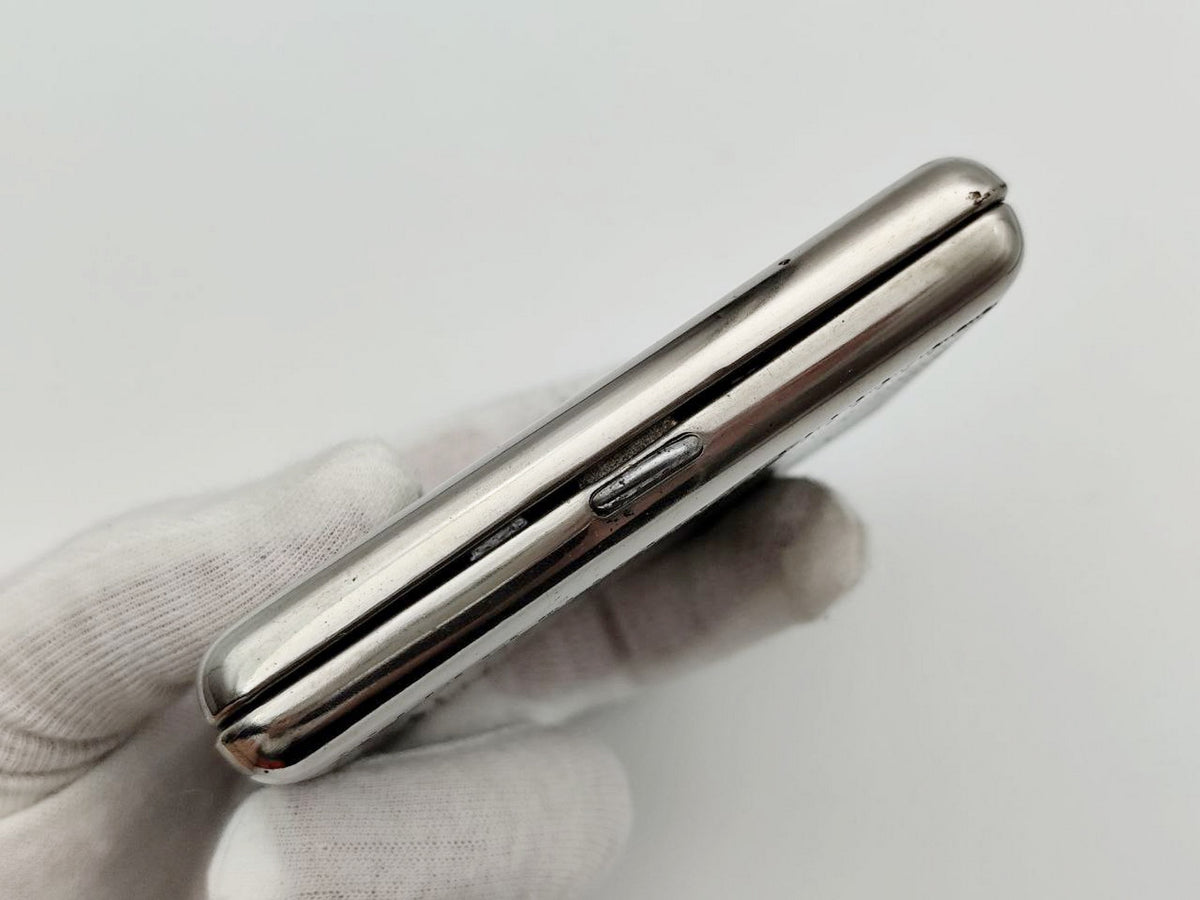 Vintage Artistic Gymnastics Cigarette Case | Retro Sports Pocket Box Soviet Tobacciana USSR