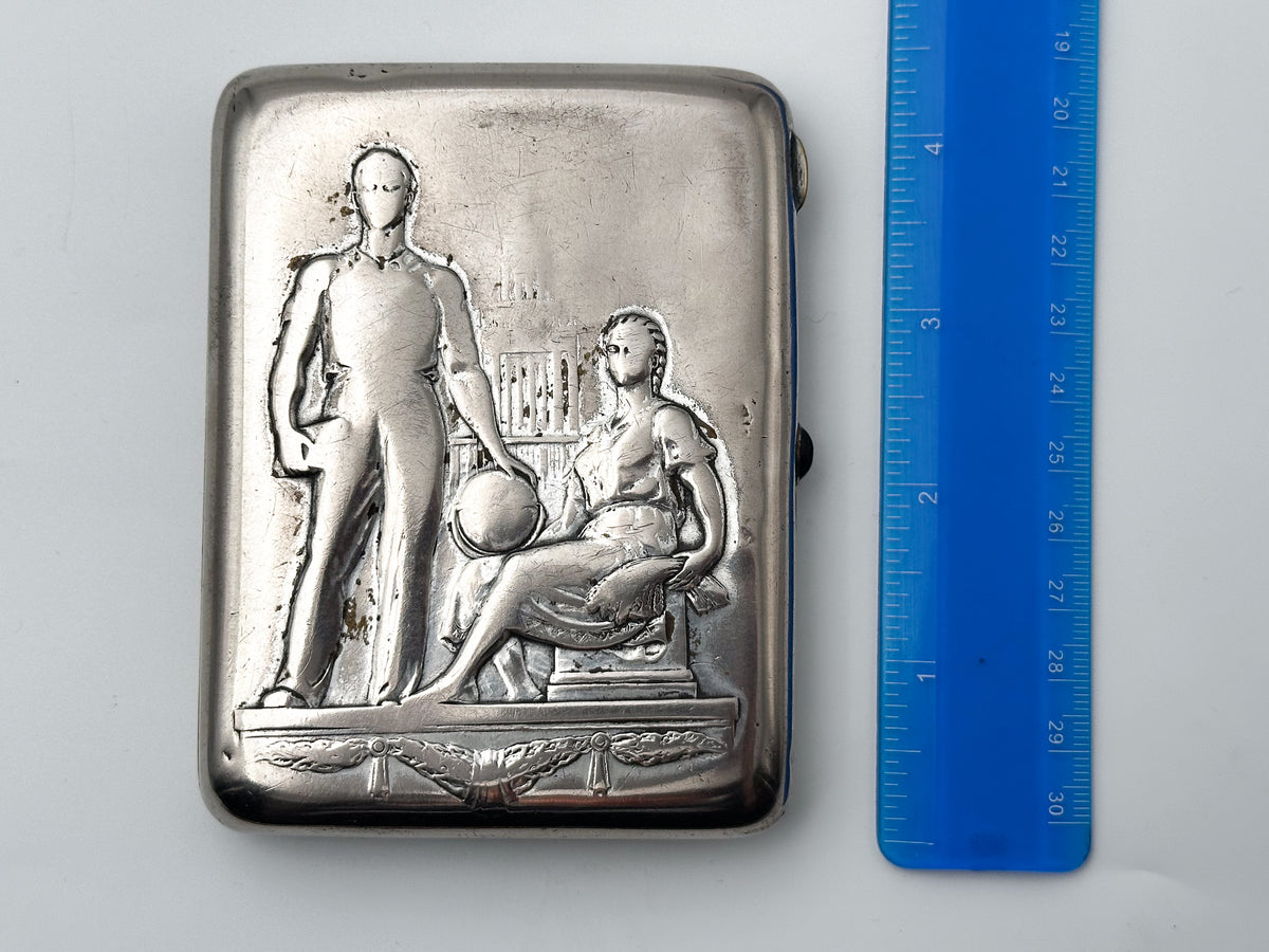 Cigarette Case Moscow State University Vintage Soviet | Students MGU 1957 Tobacciana USSR