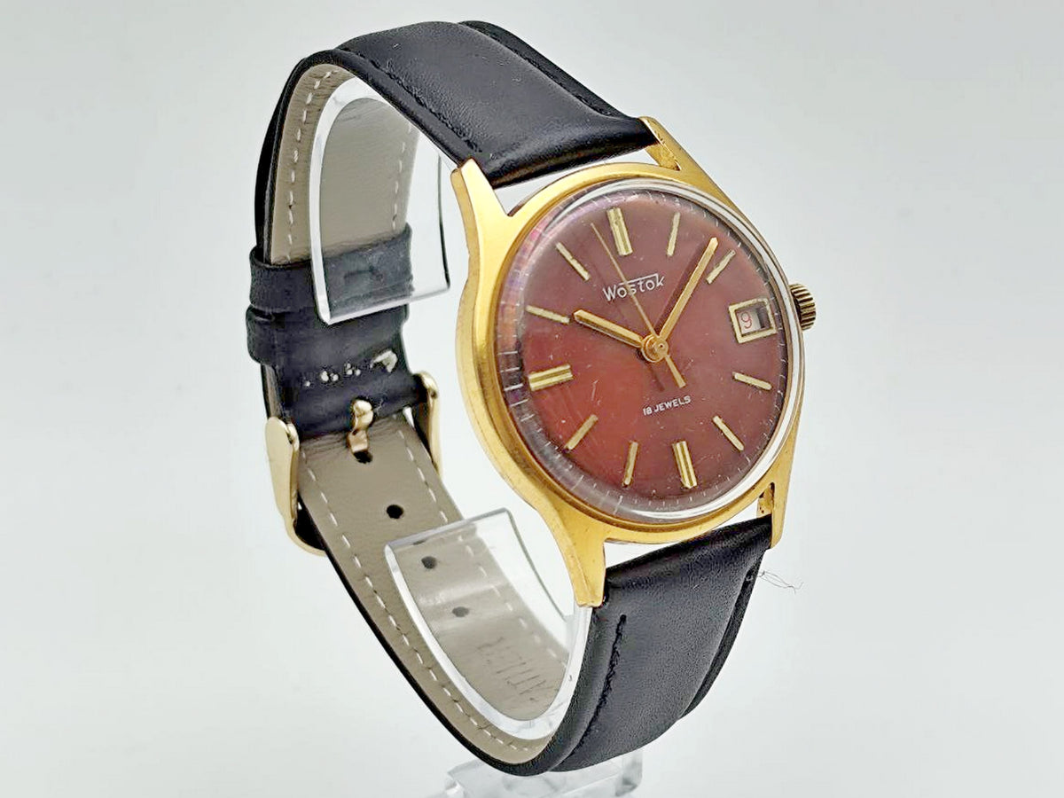 Vintage WOSTOK 2214 AU 5 Soviet Mechanical Wristwatch | Vostok USSR Watch