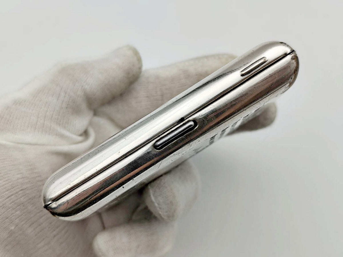 Vintage Alexander Pushkin 1949 Jubilee Soviet Cigarette Case | Rare Lenemalier Artel LE USSR Metal Tobacciana