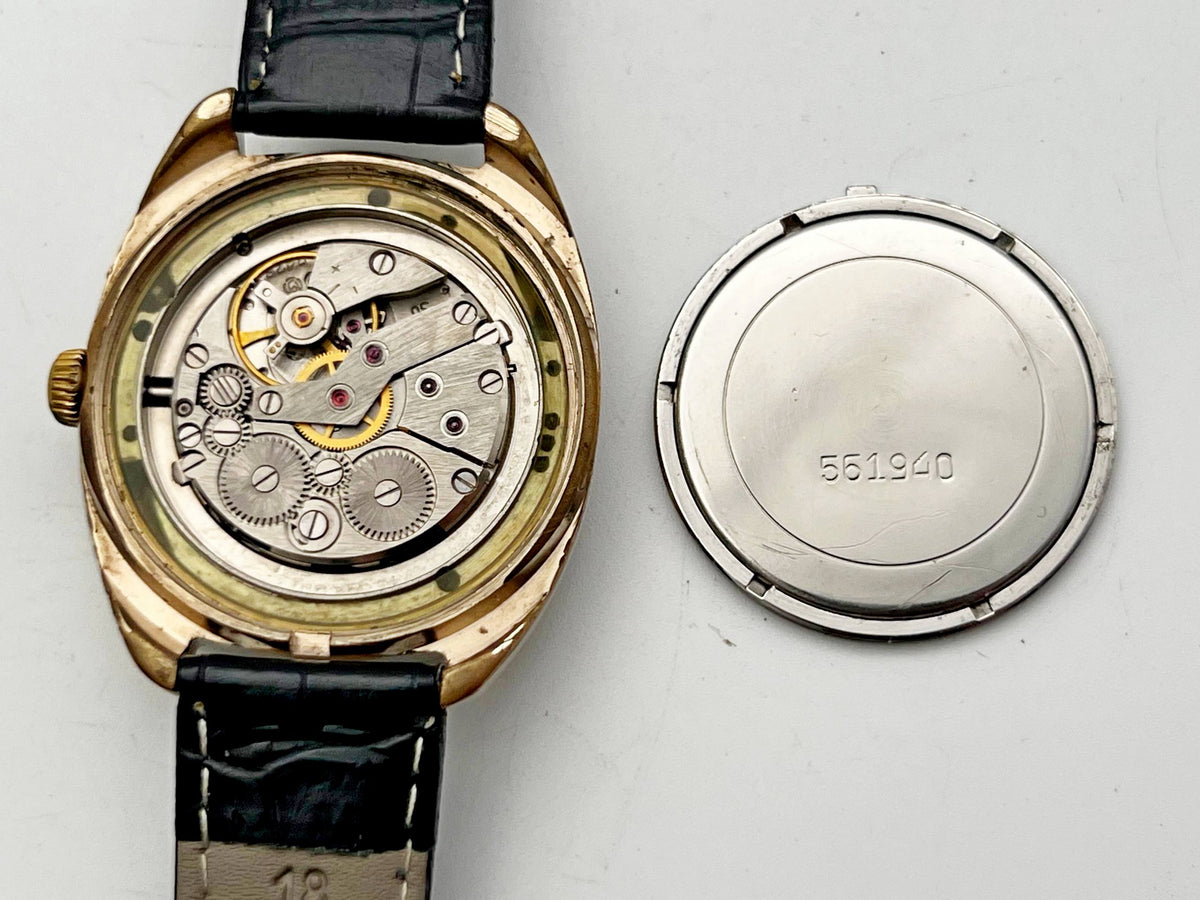 Vintage SLAVA 2428 AU Soviet Mechanical Watch | Gilding  Wristwatch USSR Watch
