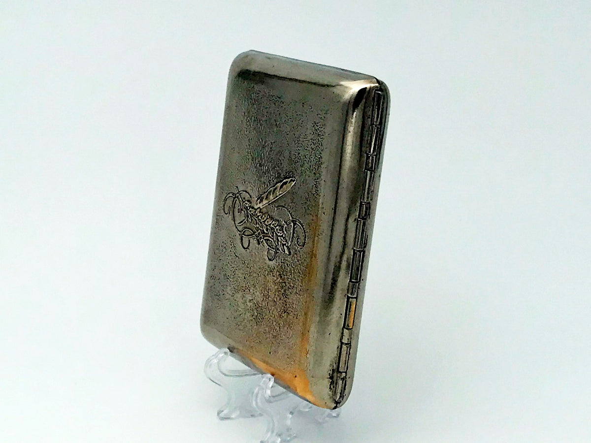 Cigarette Case Nikolai Gogol Vintage Soviet | Writer Centenary 1852-1952 Tobacciana USSR