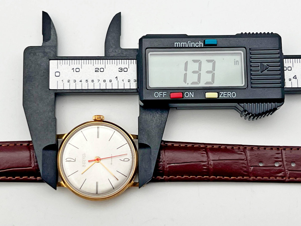 Vintage WOSTOK 2209 AU 20 Gilt Mechanical Wristwatch | Vostok USSR Watch