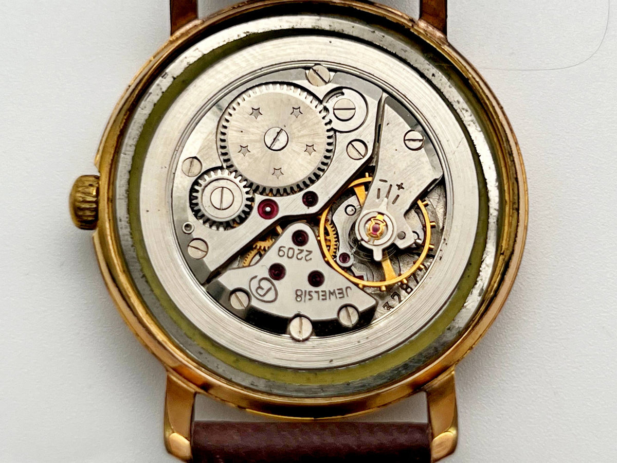 Vintage WOSTOK 2209 AU 20 Ultraslim Gilt Mechanical Wristwatch | Vostok USSR Watch