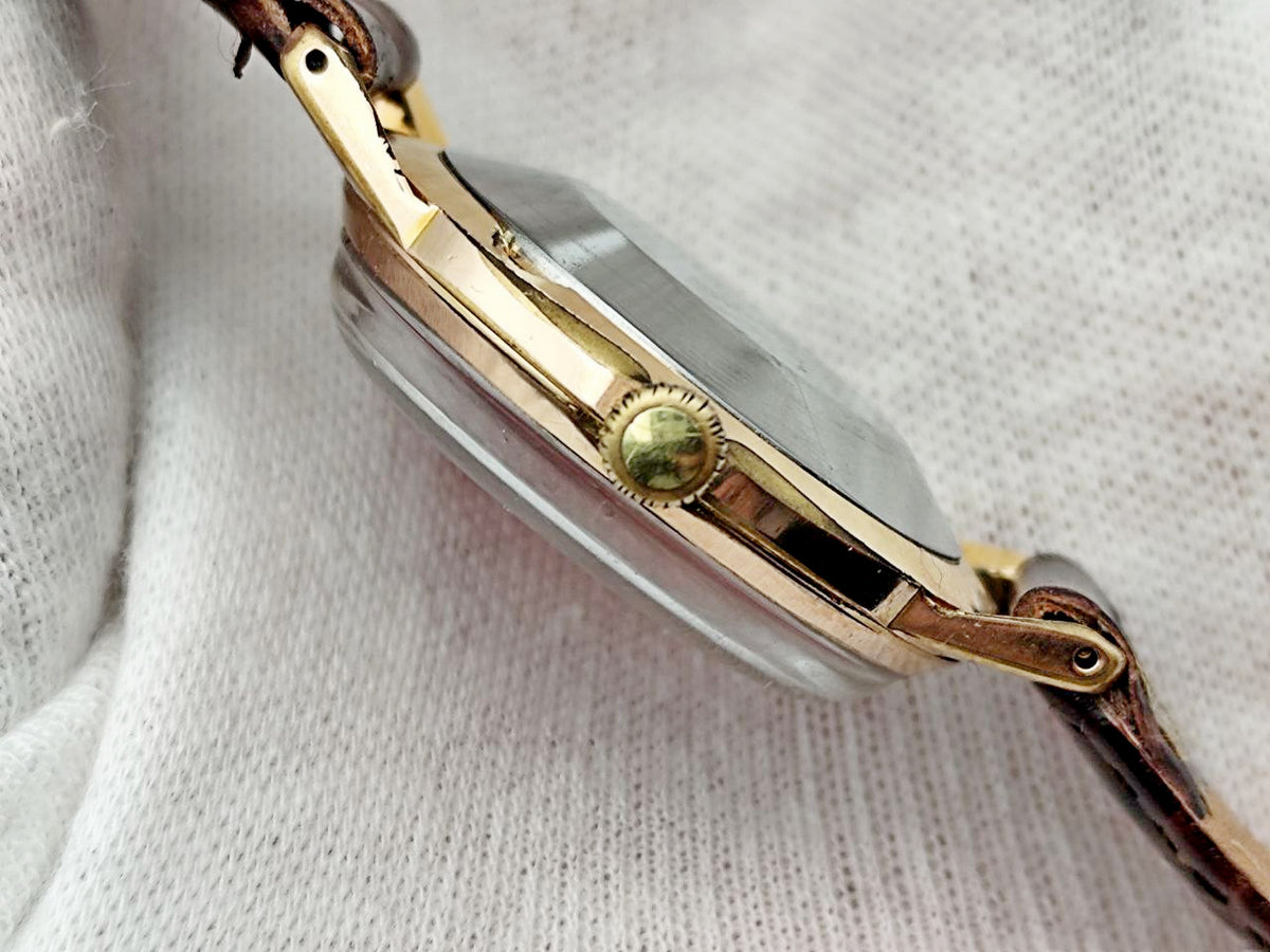Vintage Zarya AU Soviet Mechanical Watch | Gilding Wristwatch USSR Watch