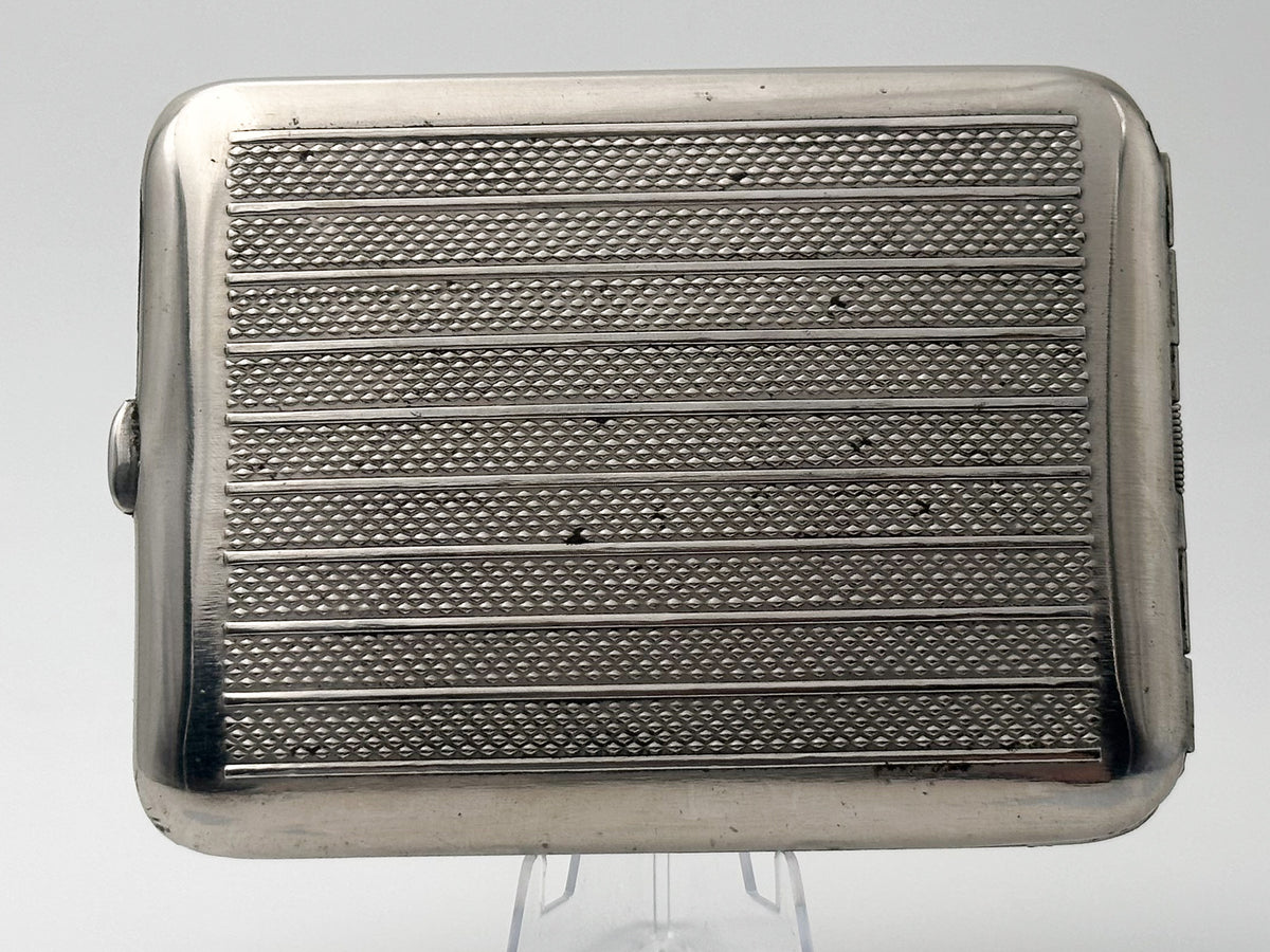Vintage Northern River Station Cigarette Case | Mosshtamp Pocket Box Soviet Tobacciana USSR