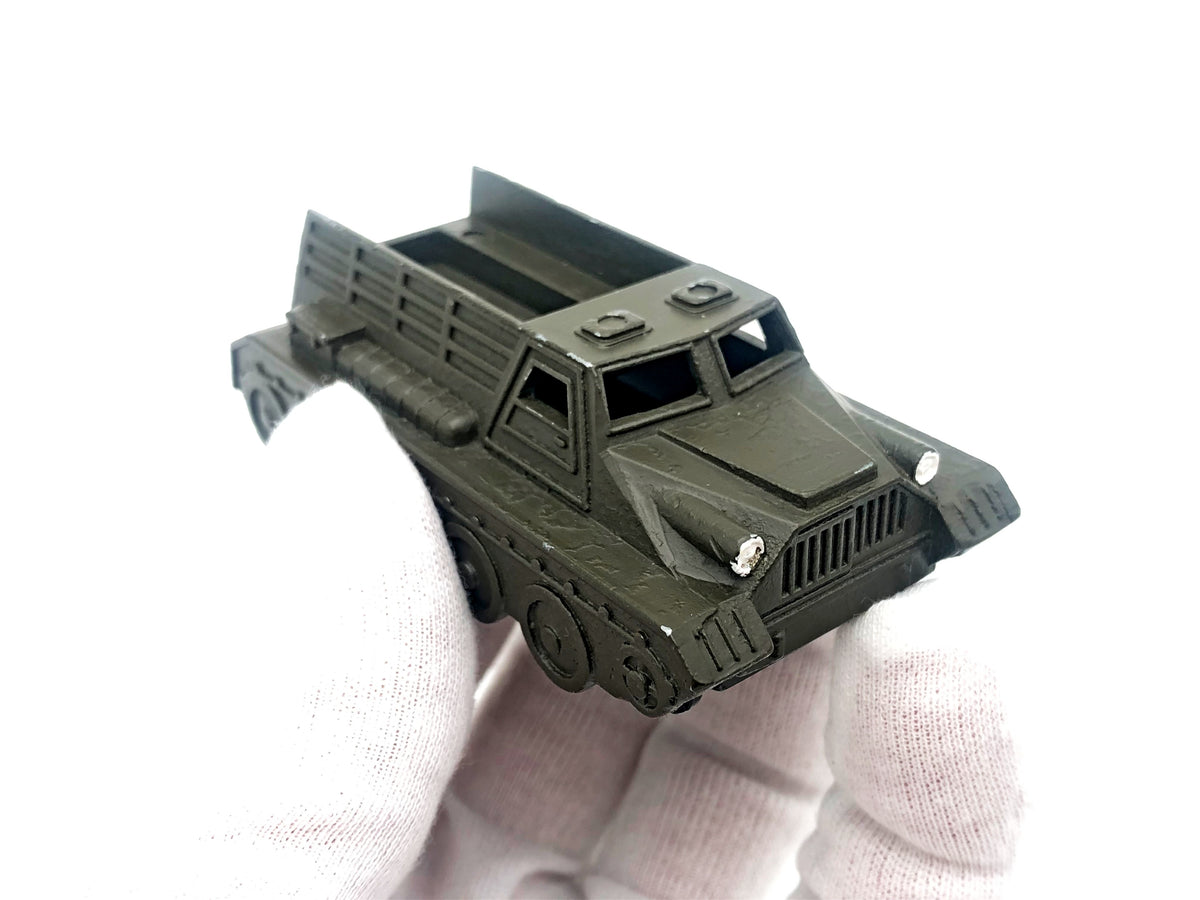 Vintage Soviet Halftrack Armored Vehicle Toy | USSR Diecast Military Collectible